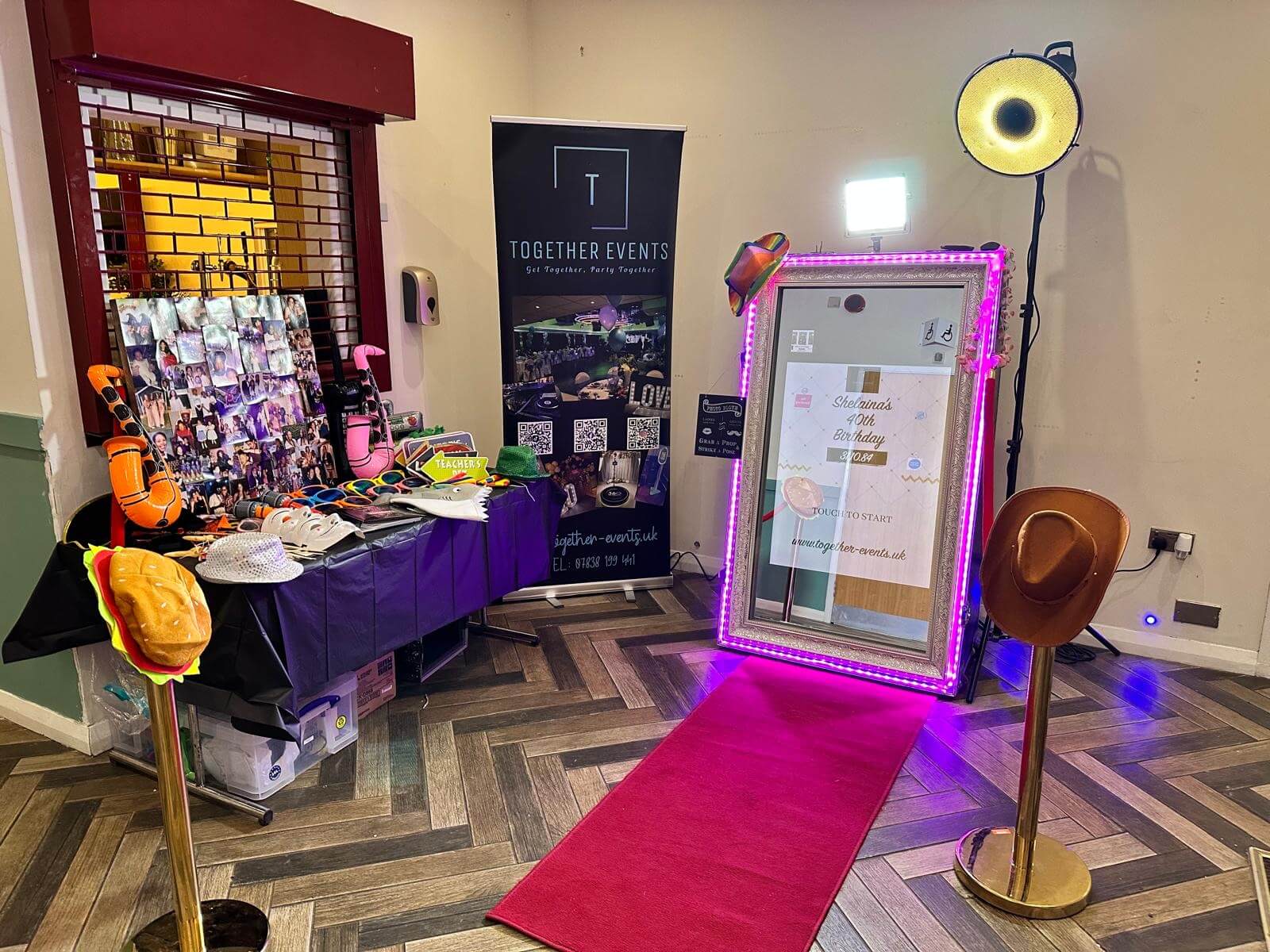 Party Entertainment Setup